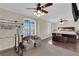 Large room with natural light. Could function as a bedroom, workspace, or storage at 9906 Stiges St, Las Vegas, NV 89178