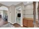 Interior view of hallway leading to laundry room with modern machines at 9906 Stiges St, Las Vegas, NV 89178