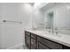 Bathroom features double sinks, sleek cabinetry, and modern fixtures at 1021 Golden Summit Dr, Las Vegas, NV 89138