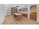 Well-appointed kitchen with an island, stainless steel appliances, and ample cabinet storage at 10814 Franklin Hills Ave, Las Vegas, NV 89135