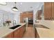 Bright kitchen with modern appliances, a center island with a sink, and plenty of counter space at 10814 Franklin Hills Ave, Las Vegas, NV 89135