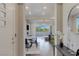 Bright and airy living space featuring hardwood floors, an open floor plan and modern decor at 11280 Granite Ridge Dr # 1009, Las Vegas, NV 89135