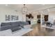 A modern, open concept living space featuring a kitchen island and lots of seating at 11280 Granite Ridge Dr # 1009, Las Vegas, NV 89135