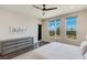 Bright main bedroom with hardwood floors, generous windows, and stylish dresser at 11280 Granite Ridge Dr # 1009, Las Vegas, NV 89135