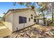 Exterior view of the home's backyard and patio at 1230 Pagentry Dr, North Las Vegas, NV 89031