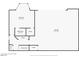Floor plan depicting basement layout with garage, bathroom, bedroom and stairs at 144 Desert Valley Dr, Boulder City, NV 89005