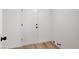 Hallway with tile-look floors and interior door at 3622 Covewick Dr, North Las Vegas, NV 89032