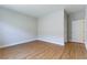 Large bedroom features wood-look floors and neutral walls at 453 Winter Dove Ave, Henderson, NV 89011