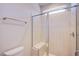 Bathroom with modern shower and glass doors at 4750 Outlook Peak St, Las Vegas, NV 89135