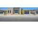 Stunning single-story home with a modern facade and drought-tolerant landscaping at 4750 Outlook Peak St, Las Vegas, NV 89135