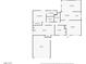 Detailed floor plan showcases the layout including bedrooms, bathrooms, living areas, and garage at 5368 Regal Ave, Las Vegas, NV 89146