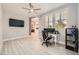 Bright and airy office space featuring wood floors, neutral colors, and natural light at 6103 Sundown Crest St, Las Vegas, NV 89113