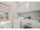 Convenient laundry room featuring modern washer and dryer at 615 Cervantes Dr, Henderson, NV 89014