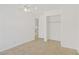 Bedroom with a ceiling fan, neutral paint and a closet at 6358 Meadow Lark Ln, Las Vegas, NV 89103