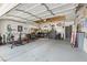 Spacious garage with ample room for parking and storage space for tools and hobbies at 8509 Lansdale Rd, Las Vegas, NV 89123