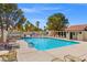 Community pool area with lounge chairs and well-maintained facilities for residents to enjoy at 8509 Lansdale Rd, Las Vegas, NV 89123
