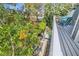 A patio area offers an outdoor space with a mini pool and view of the lake at 8713 Nautical Bay Ln, Las Vegas, NV 89117