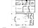 Detailed floor plan showcasing the layout of this two-story home at 10062 Aspen Rose St # 103, Las Vegas, NV 89183