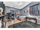 Bedroom offering a workstation with dual monitors and lots of light at 10654 Sidlaw Hills Ct, Las Vegas, NV 89141