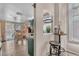 Eat-in kitchen featuring lots of natural light, tile floors, and modern decor at 1468 Harmony Hill Dr, Henderson, NV 89014
