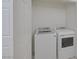 Convenient laundry room with modern washer and dryer at 1830 N Buffalo Dr # 2024, Las Vegas, NV 89128