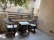 Cozy balcony with two chairs and a table provides a relaxing outdoor space at 3320 S Fort Apache Rd # 139, Las Vegas, NV 89117