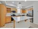 Well-equipped kitchen features stainless steel appliances, ample counter space and a center island at 5717 Heineken Dr, North Las Vegas, NV 89031