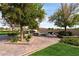 Outdoor lounge area with comfortable seating, lush landscaping, and a relaxing atmosphere at 704 Webber Park St, Henderson, NV 89011
