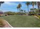 Lush community green space with mature trees offers a serene environment at 7120 Bear Paw Creek St # 101, Las Vegas, NV 89149
