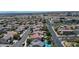 Aerial view of neighborhood with community amenities, showcasing the well-planned layout, and convenient location at 7137 Eyebright St, Las Vegas, NV 89131