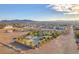 Expansive aerial view of desert community with beautiful mountain views at 743 N Orleans St, Henderson, NV 89015