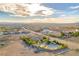 Expansive aerial view of desert community with beautiful mountain views at 743 N Orleans St, Henderson, NV 89015