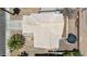 Aerial view of the property showcases the roof, landscaping, and backyard trampoline at 818 Grape Vine Ave, Henderson, NV 89002
