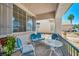 Cozy front porch with seating is perfect for enjoying the outdoors at 818 Grape Vine Ave, Henderson, NV 89002