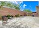 Large backyard featuring stone patio and landscaping at 8565 Silver Coast St, Las Vegas, NV 89139
