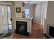 Bright and airy living room with a fireplace and sliding doors leading to a patio at 9000 Las Vegas Blvd # 1142, Las Vegas, NV 89123
