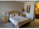 Serene main bedroom with neutral walls, plush carpet, and an en-suite bathroom at 9000 Las Vegas Blvd # 1142, Las Vegas, NV 89123
