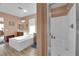 Beautiful bathroom featuring a bathtub, and a glass shower at 9614 Stonily Ln, Las Vegas, NV 89178