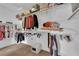 Large walk-in closet with ample storage space and shelving at 9614 Stonily Ln, Las Vegas, NV 89178