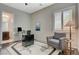 Bright home office with hardwood floors and lots of natural light at 334 Cougar Estates Ln, Las Vegas, NV 89123