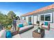 Relaxing outdoor patio with comfortable seating, perfect for enjoying the fresh air at 1101 Willow Tree Dr # D, Las Vegas, NV 89128