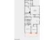 Second story layout that includes the primary bedroom and bathroom, two bedrooms, and a loft at 1547 Pacific Baza St, Las Vegas, NV 89138