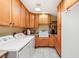 Laundry room with washer and dryer and lots of cabinet space at 2001 Silver Ave, Las Vegas, NV 89102