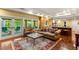 Open-concept living room with hardwood floors, modern decor, and natural light at 2001 Silver Ave, Las Vegas, NV 89102