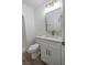 Updated bathroom with new sink vanity and gold fixtures at 2711 Sesame Dr, Las Vegas, NV 89142