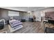 Bonus room with hardwood flooring and ample space for workout equipment and entertainment at 3013 Roseville Way, Las Vegas, NV 89102