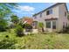 Exterior view of home with a private backyard, patio, and lush greenery at 3200 Mariner Bay St, Las Vegas, NV 89117