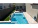 Enjoy this private pool with a spa and lounge area, perfect for relaxing and entertaining outdoors at 3369 Ponicelli Ln, Henderson, NV 89044