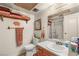Bathroom with standard toilet and sink and shower/tub combo at 3471 One Nation Ave, Las Vegas, NV 89121