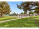 Fenced community pool and sundeck, offering a relaxing area for residents at 3471 One Nation Ave, Las Vegas, NV 89121
